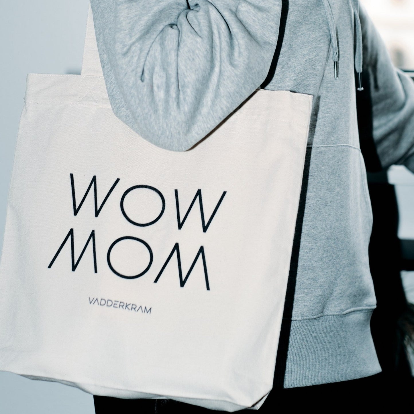 WOW MOM - Organic Canvas Bag - natural