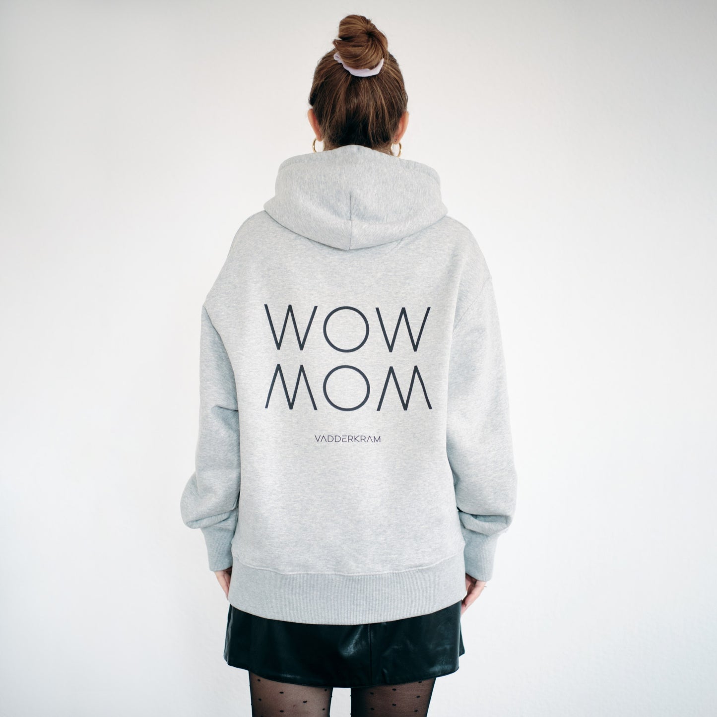 WOW MOM - Organic Oversize Hoodie - white