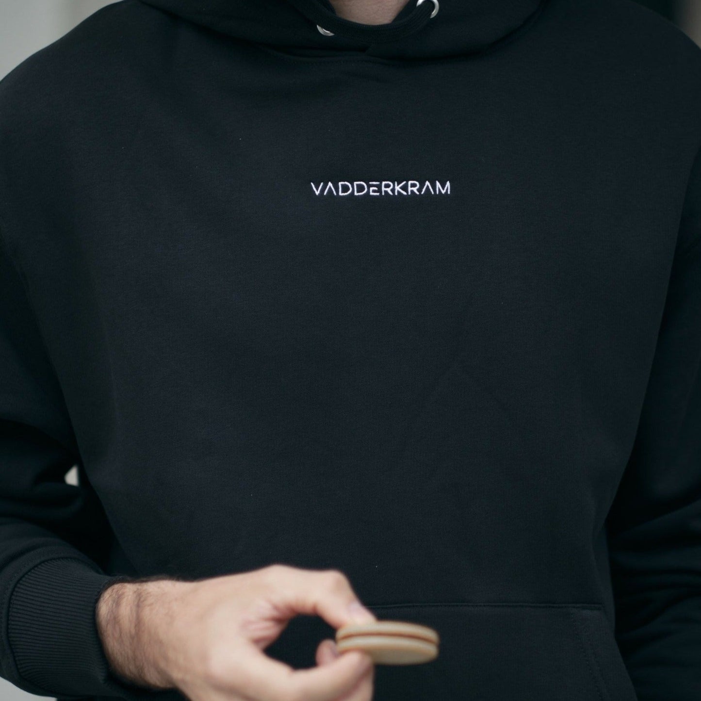 Organic Oversize Hoodie (Stick) - Black