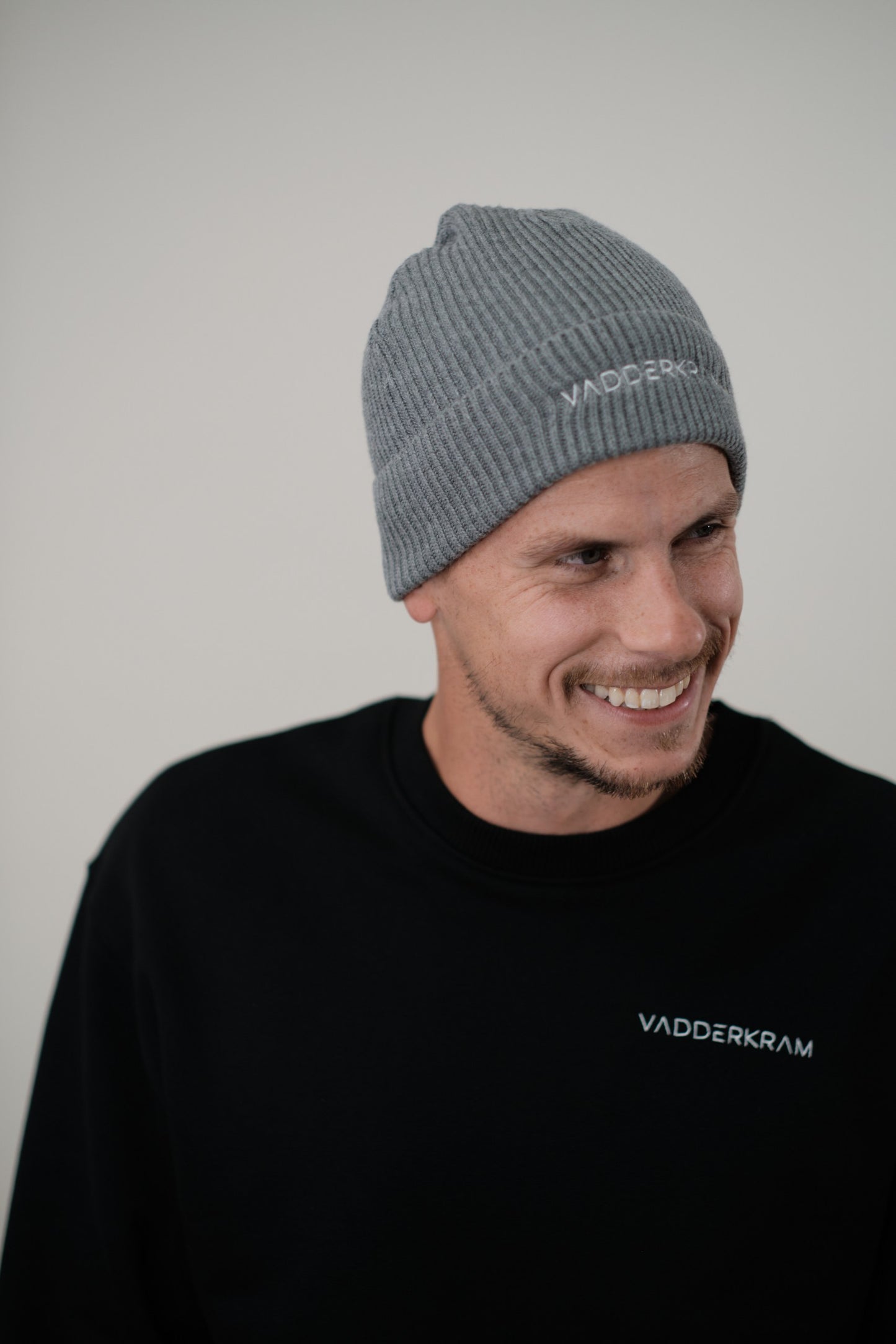 Organic Fisherman Beanie - grey (Stick)