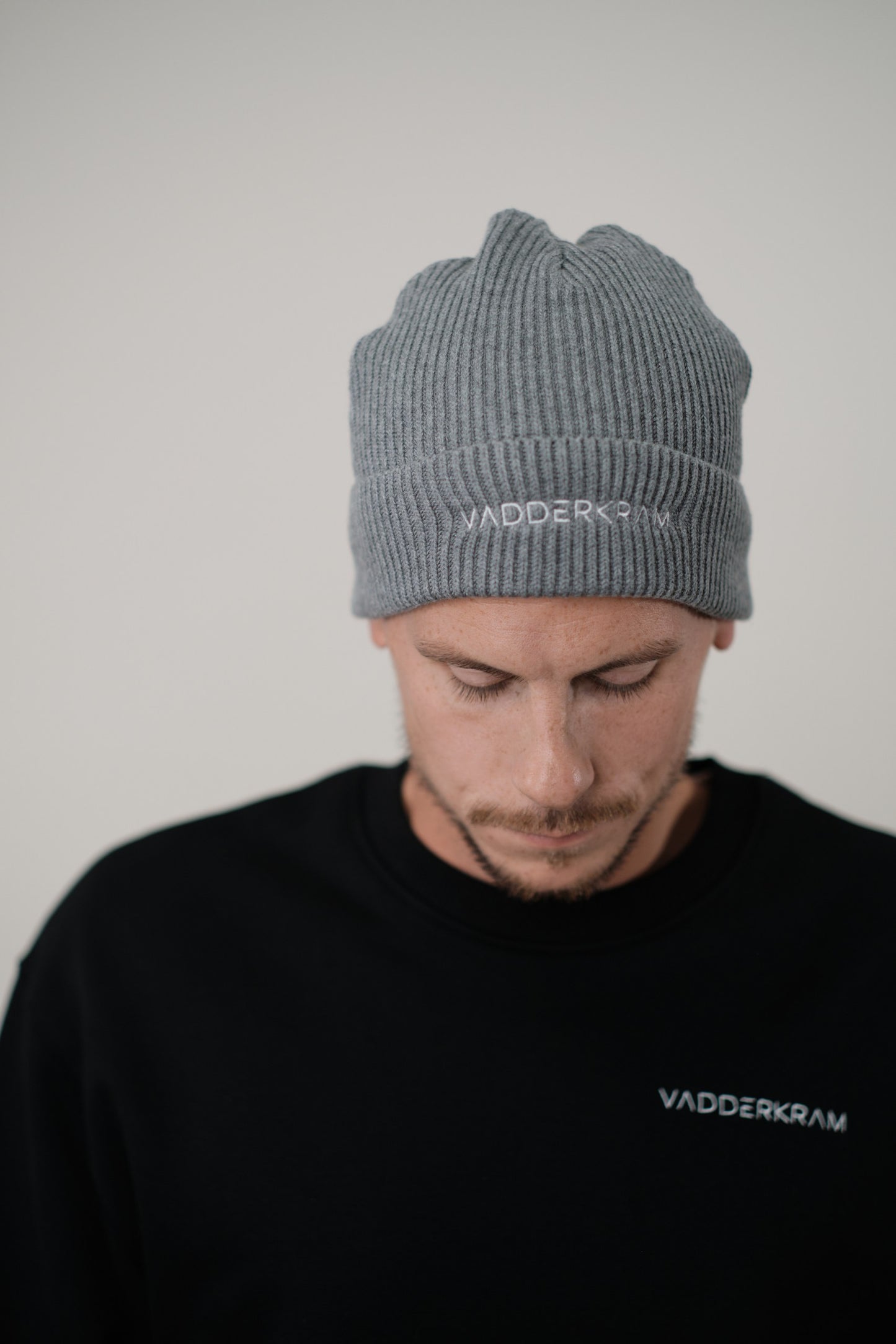 Organic Fisherman Beanie - grey (Stick)