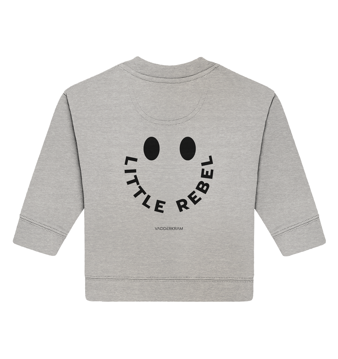 Little Rebel Collection - Baby Organic Sweatshirt - heather grey