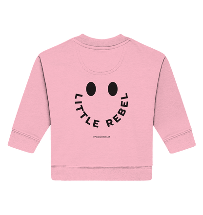 Little Rebel Collection - Baby Organic Sweatshirt - cotton pink