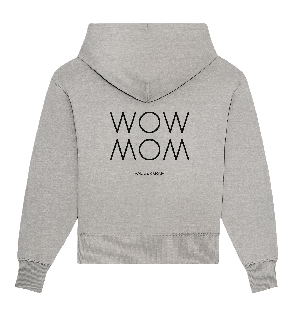 WOW MOM - Organic Oversize Hoodie - grey