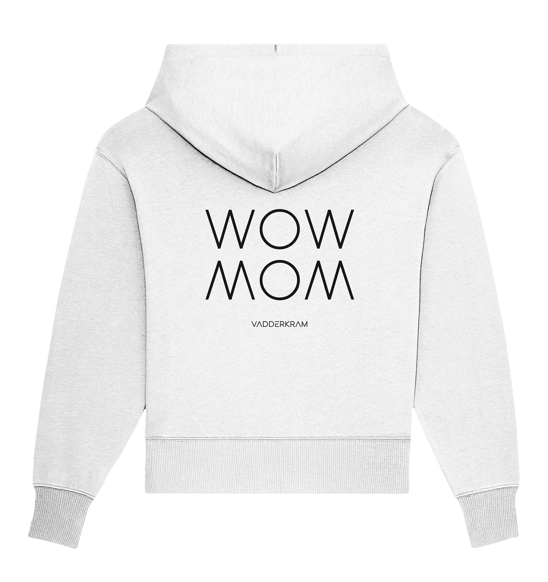 WOW MOM - Organic Oversize Hoodie - white