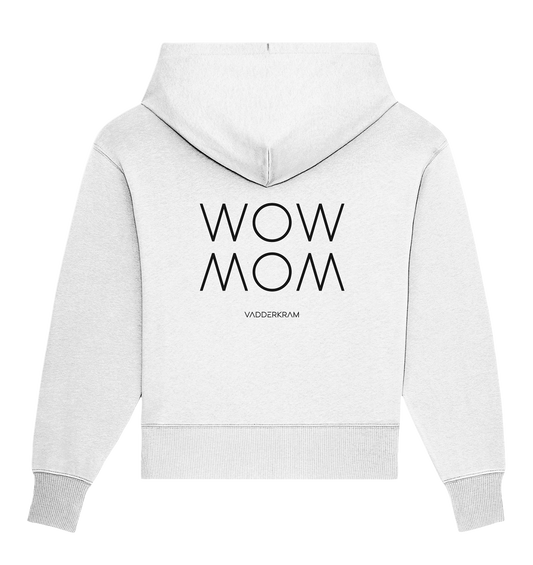 WOW MOM - Organic Oversize Hoodie - white