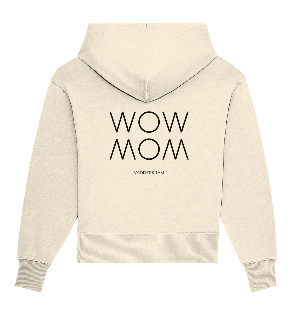 WOW MOM - Organic Oversize Hoodie - natural