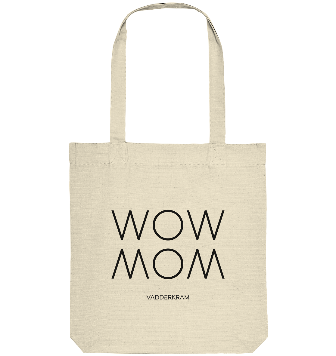 WOW MOM - Organic Canvas Bag - natural