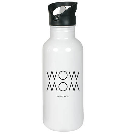 WOW MOM - Edelstahl-Trinkflasche - white