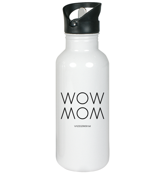 WOW MOM - Edelstahl-Trinkflasche - white