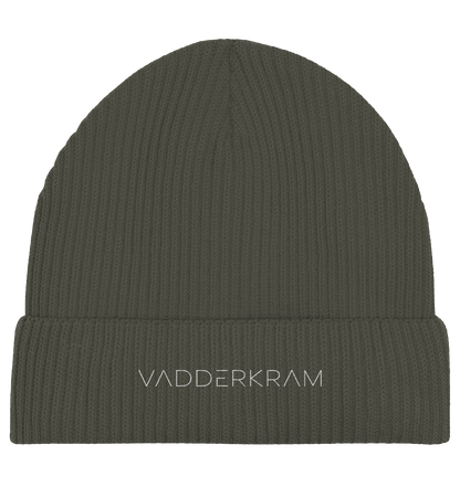 Organic Fisherman Beanie - Khaki (Stick)