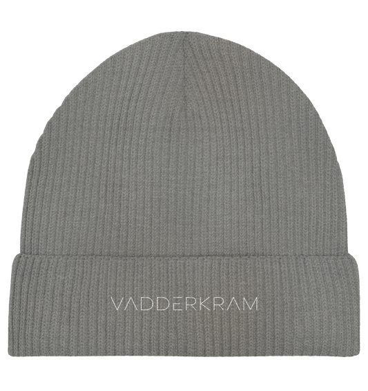 Organic Fisherman Beanie - grey (Stick)