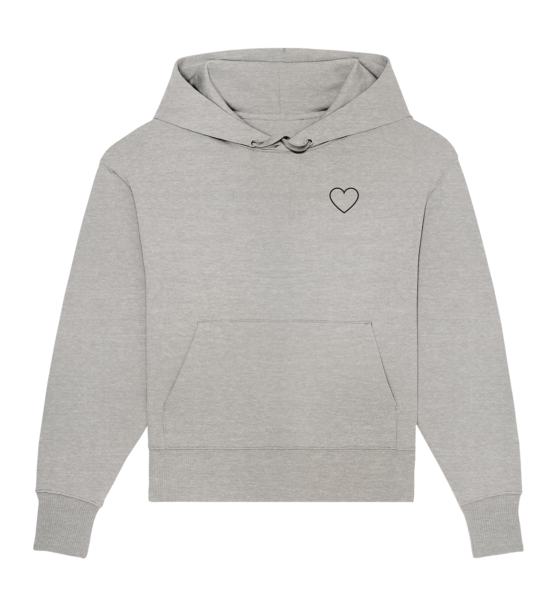 WOW MOM - Organic Oversize Hoodie - grey