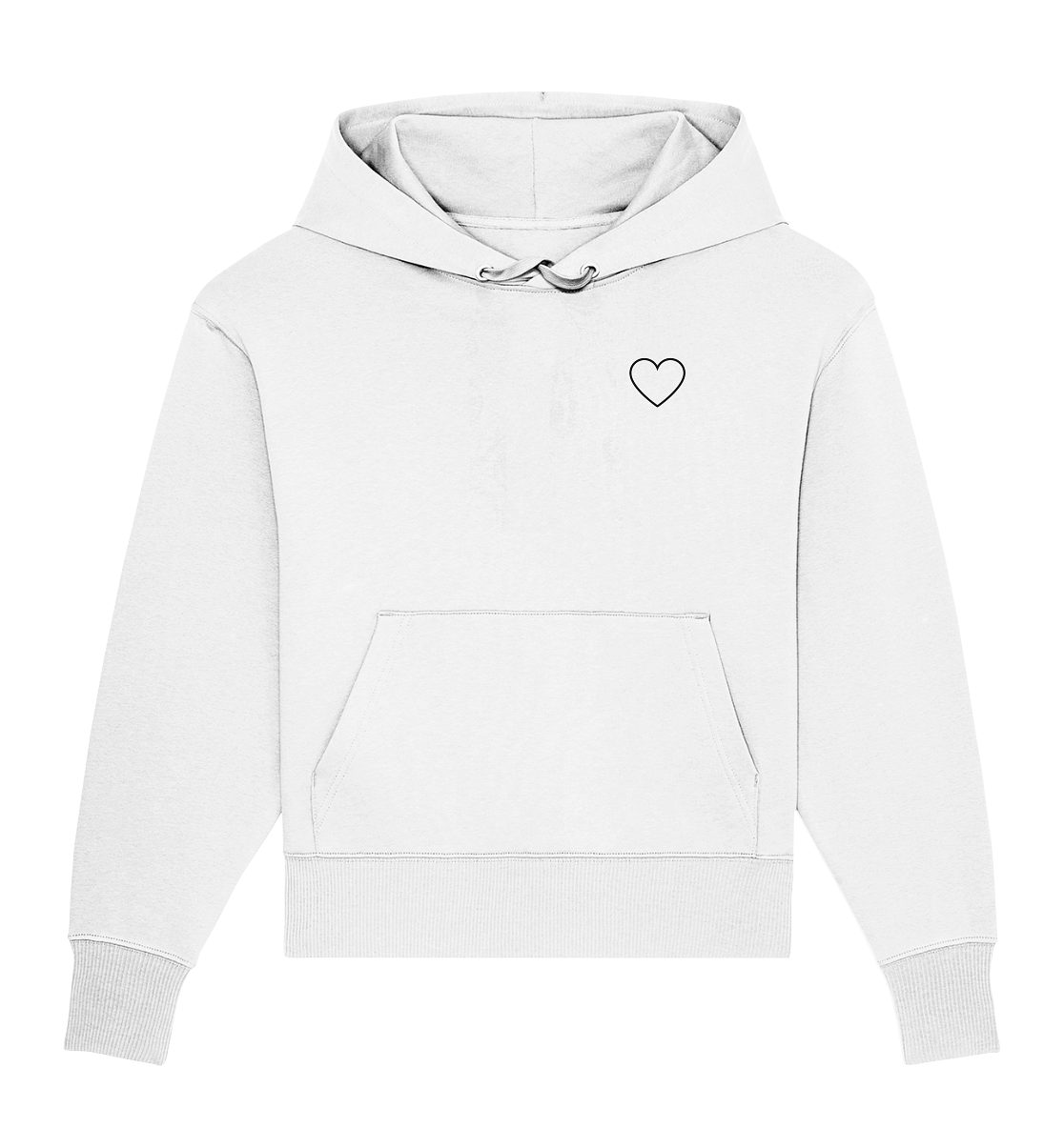 WOW MOM - Organic Oversize Hoodie - white