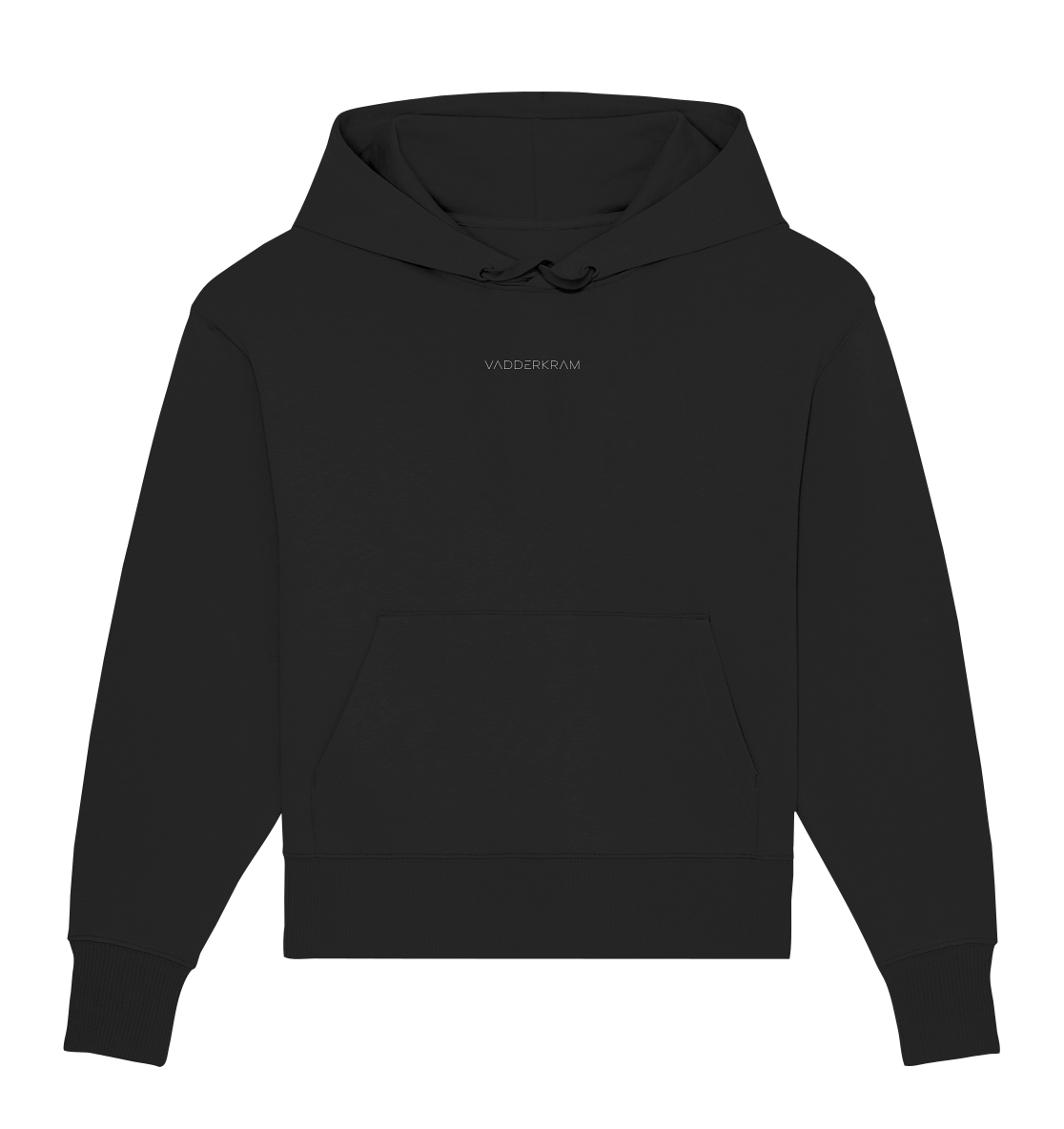 Organic Oversize Hoodie (Stick) - Black