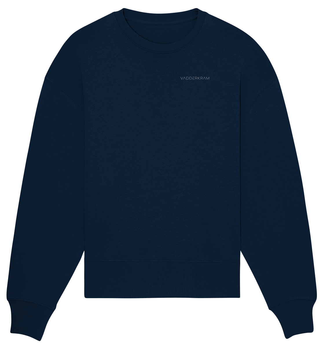 Organic Oversize Sweatshirt (Stick) - french navy