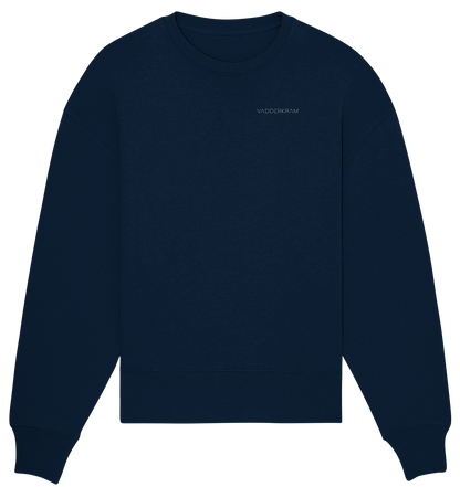 Organic Oversize Sweatshirt (Stick) - french navy