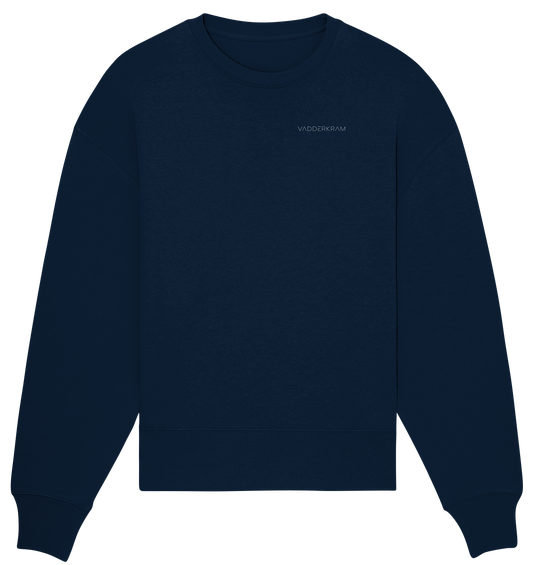 Organic Oversize Sweatshirt (Stick) - french navy