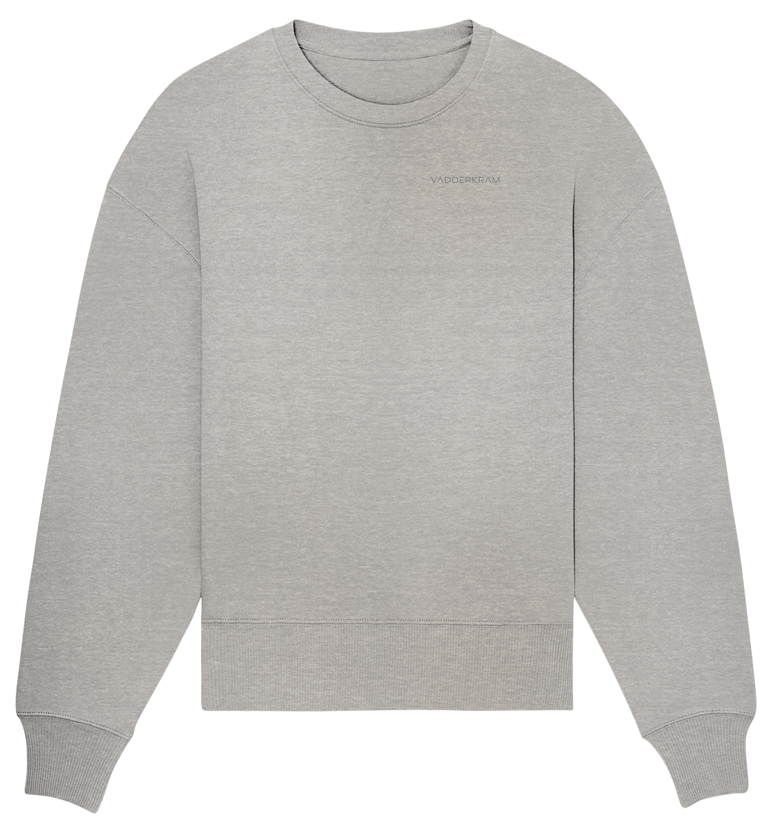 Organic Oversize Sweatshirt (Stick) - heather grey