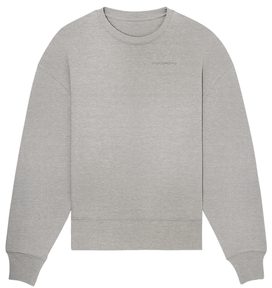 Organic Oversize Sweatshirt (Stick) - heather grey