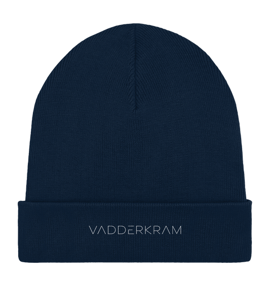 Organic Rip Beanie - French Navy (Stick)