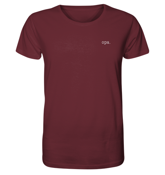 Organic Shirt (Stick) - opa - burgundy