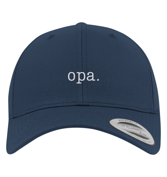 Premium Baseball Cap - opa. - navy