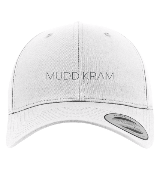 Muddikram Premium Baseball Cap - white/black