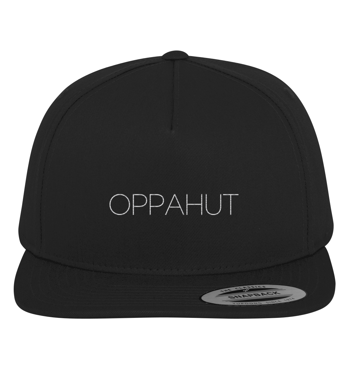 Oppahut - Premium Snapback - black