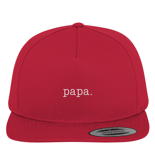 papa. - Premium Snapback - red